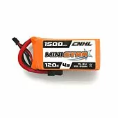 CNHL MiniStar 1500mAh 14.8V 4S 120C Lipo Battery with XT60 Plug