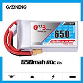 GNB 650mah 6S 22.2v 80C Lipo Battery Pack