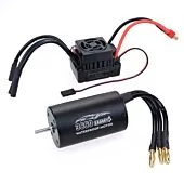 Surpas 3660 3300Kv Brushless Motor and 60A ESC Combo for Radio Control Car