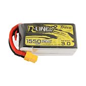 Tattu R-Line Version 3.0 1550mAh 14.8V 120C 4S1P Lipo Battery Pack with XT60 Plug