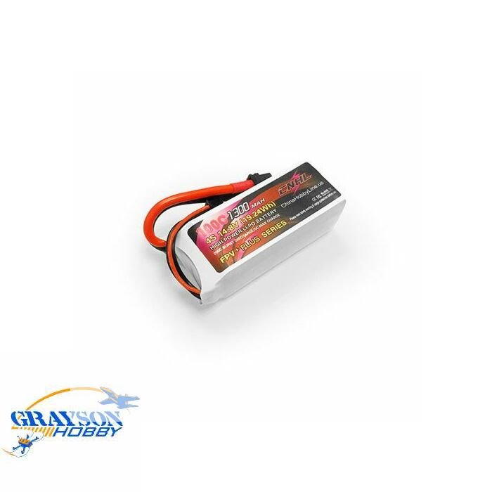 CNHL G+PLUS 1300mAh 4S 14.8V 100C Lipo Battery Pack
