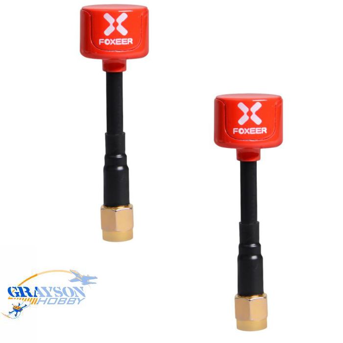 Foxeer Lollipop 5.8G RHCP VTX Antenna  SMA  | RED