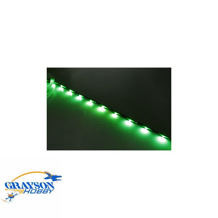 High Density LED Flexible Strip - 1 Meter Green