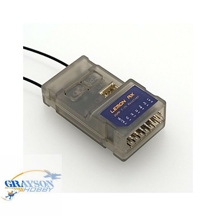 Lemon-RX 7 Channel Receiver - DSMX/DSM2 Compatible | Grayson Hobby
