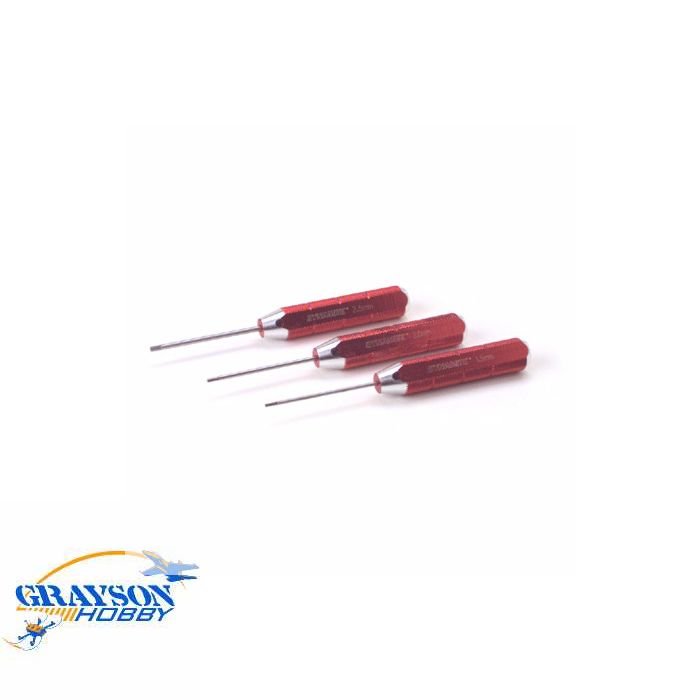 Machined Hex Driver Metric Set, Red by Dynamite