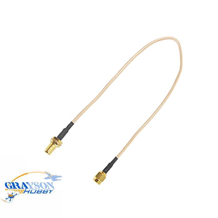 10CM RG178 RP-SMA Male to RP-SMA Female Cable	