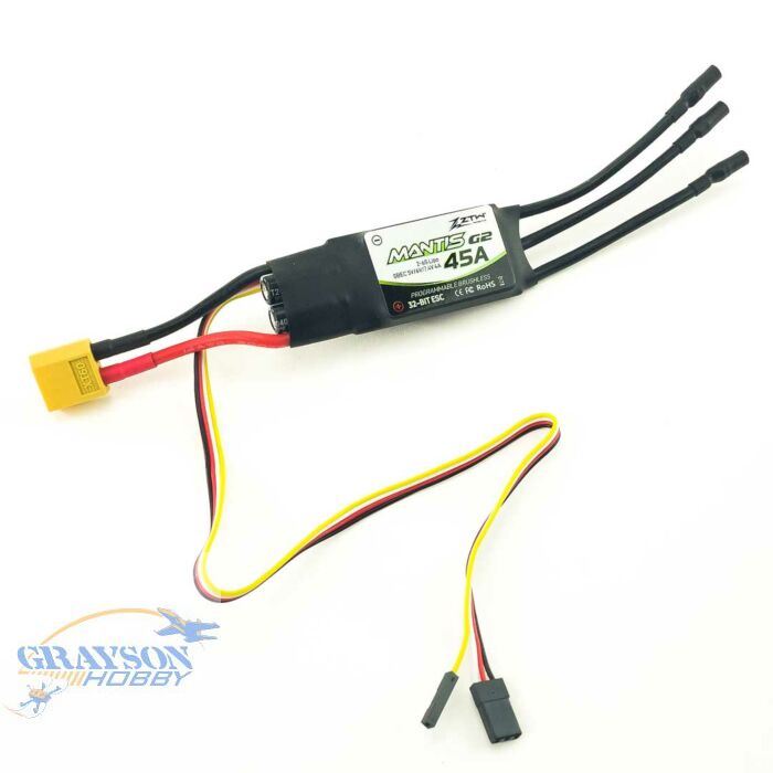 ZTW G2 45AMP ESC For Airplanes